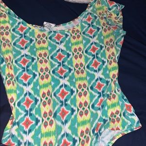 Multi color bodysuit